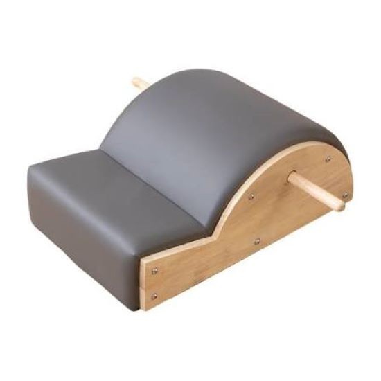 Pilates Spine Corrector Solid Wood Posture Corrector Reformer Wedge Fitness Gray