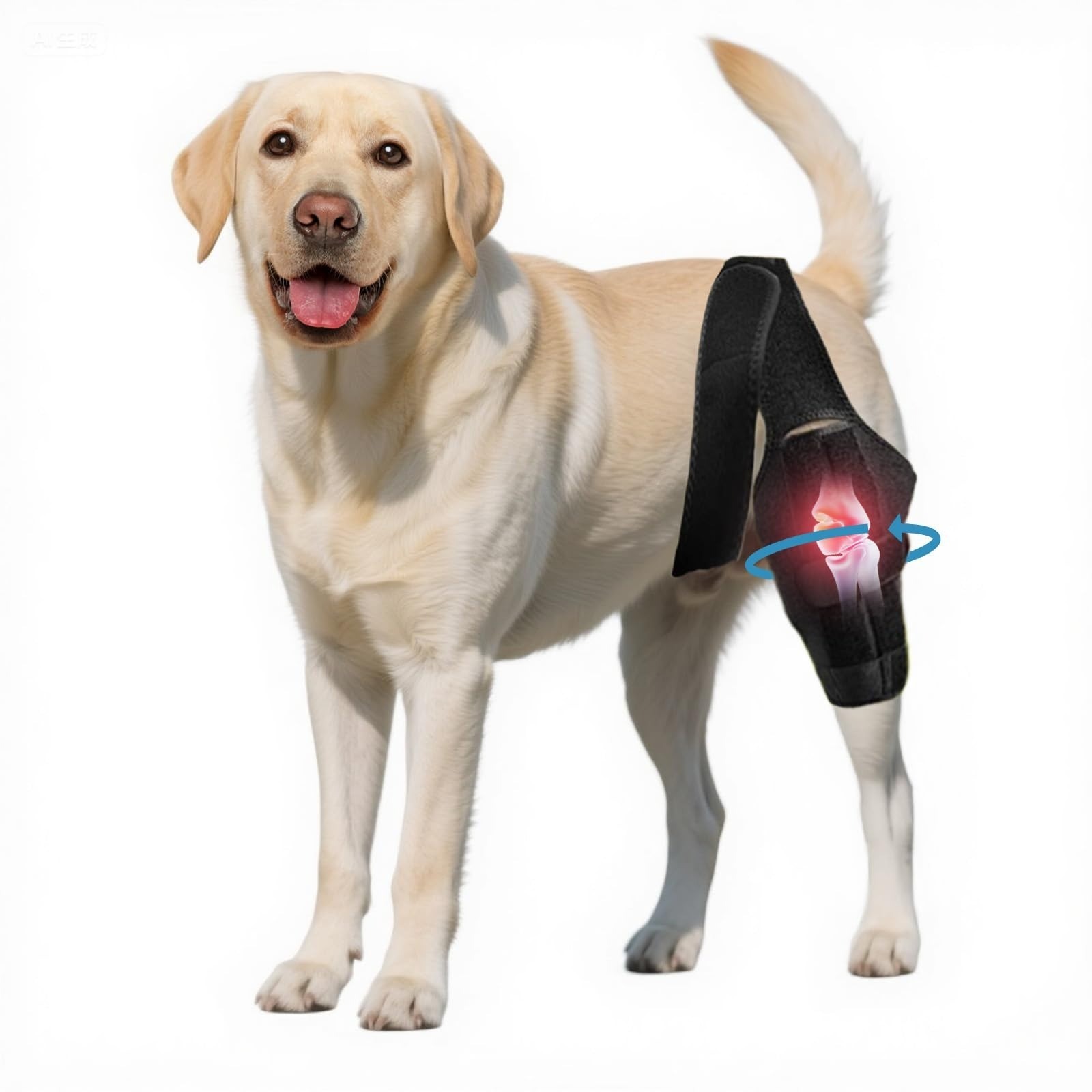 Nylvian Dog Knee Brace Torn Acl Hind Leg Adj Stabilizing Support Ccl Injury XXL