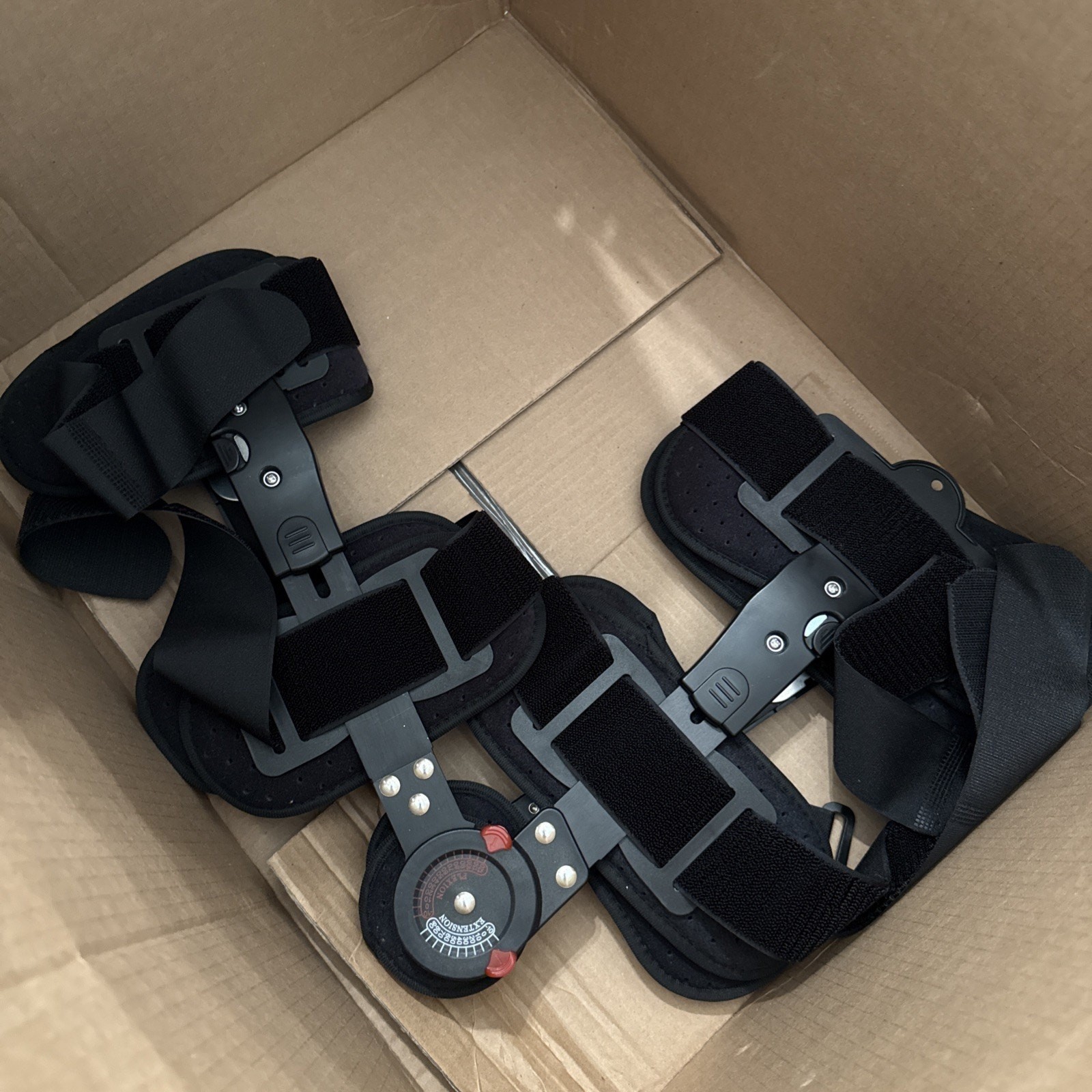 Hinged Knee Brace Post Op Immobilizer Orthopedic Support Recovery Rehab NEW