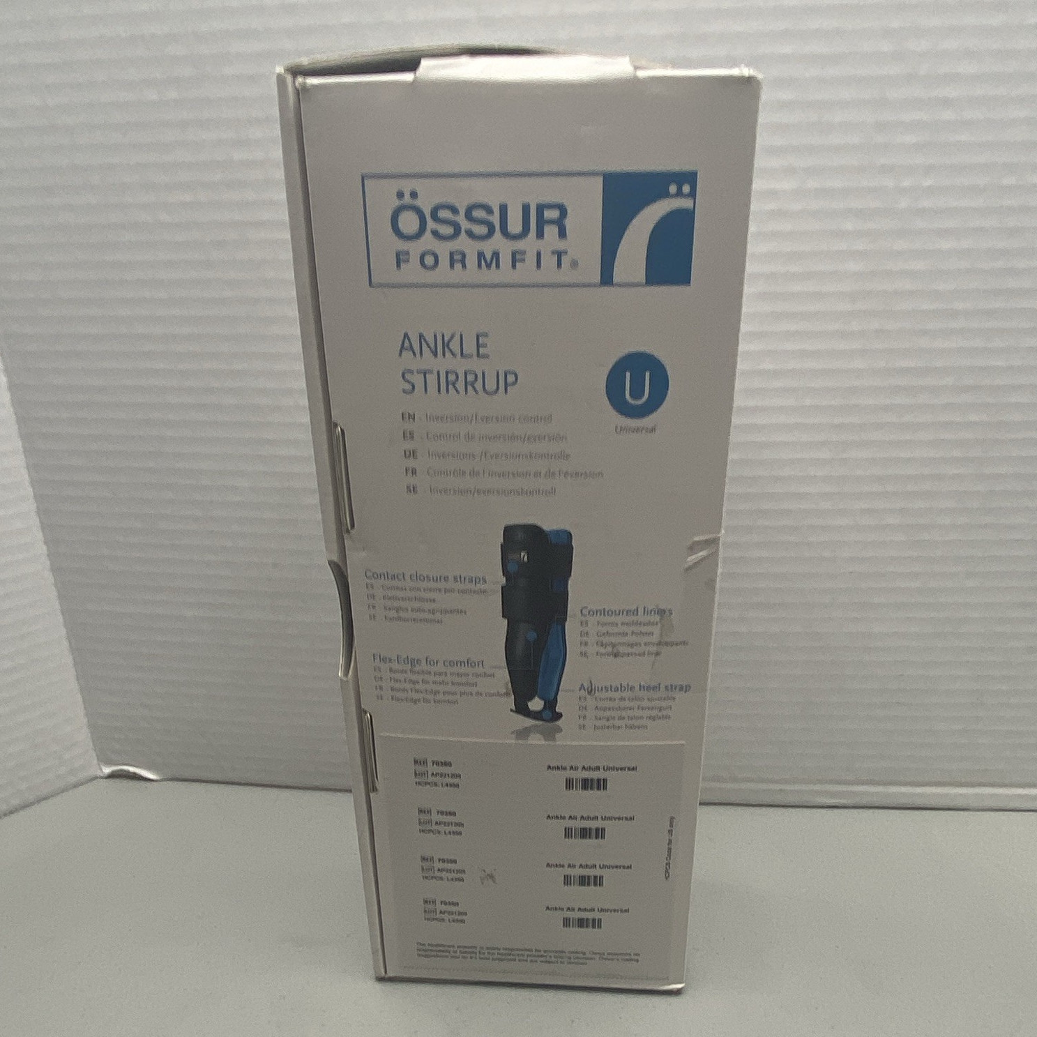 Össur Formfit Ankle Stirrup Brace for Stabilization, Universal, White