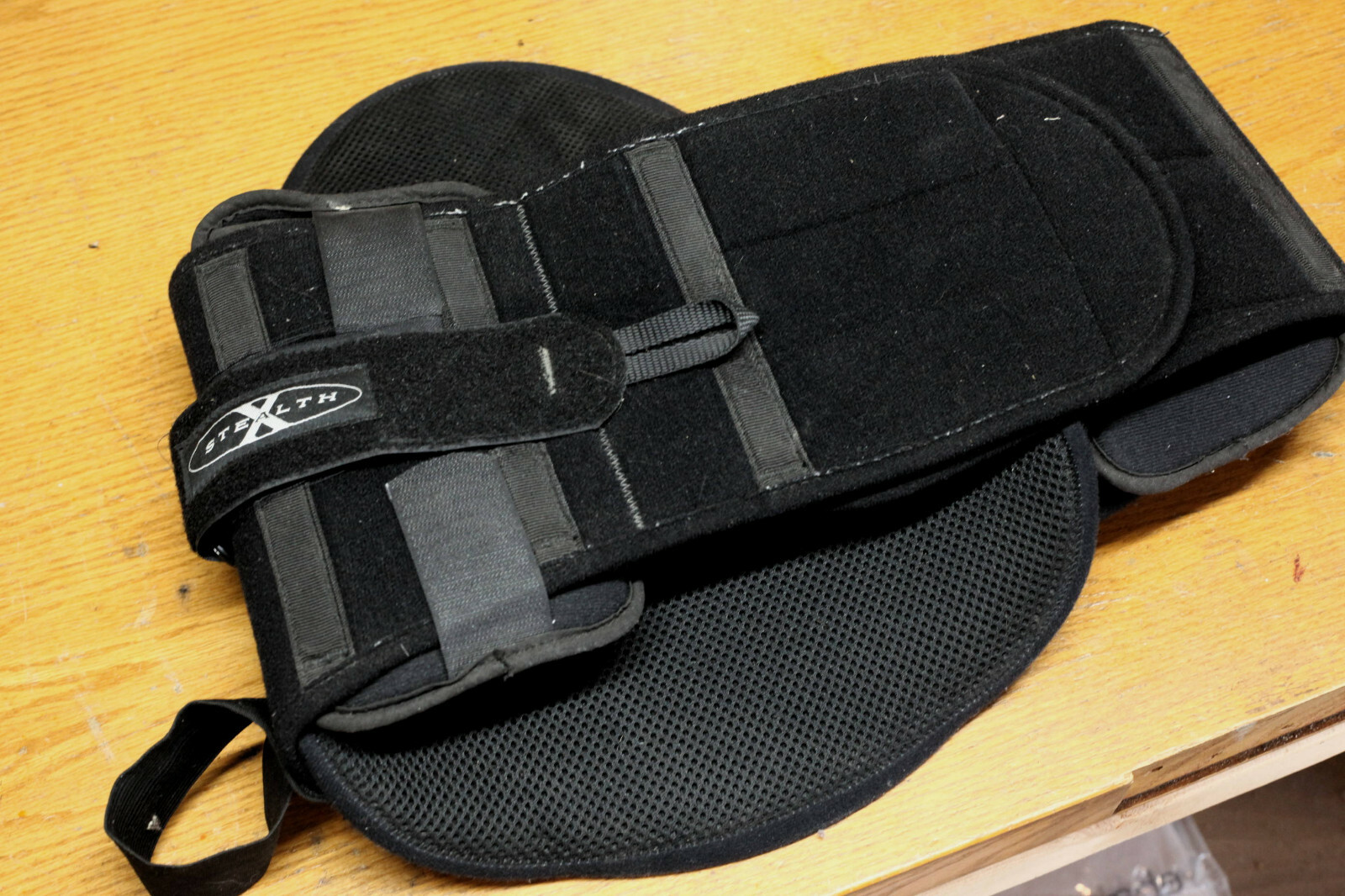 OPTEC Stealth Black Back Brace Medium