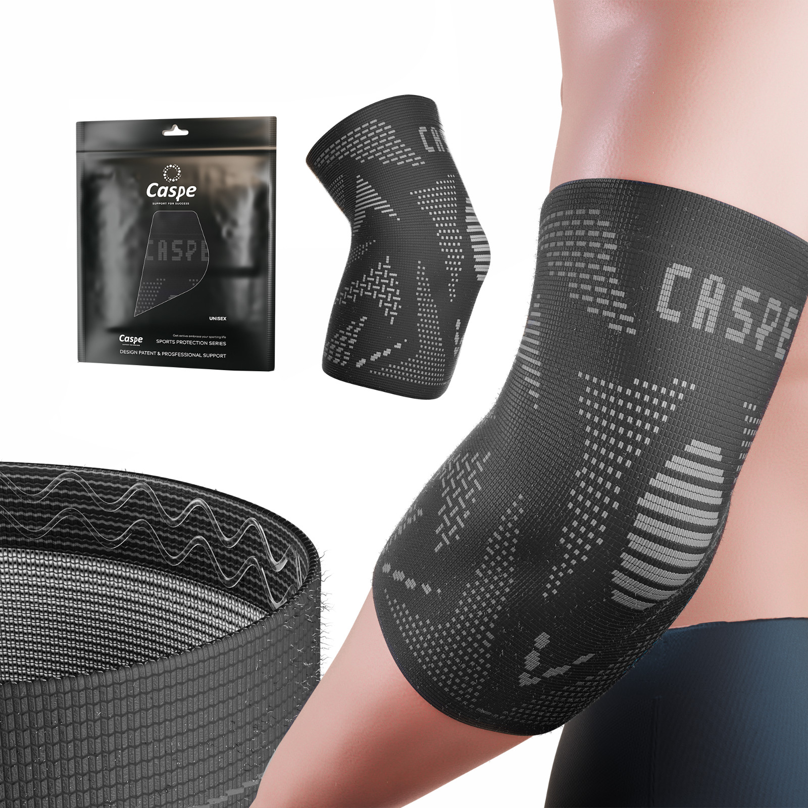 Caspe 2 Pack Elbow Brace for Tendonitis Sleeve Arthritis Tendonitis Joint Pain