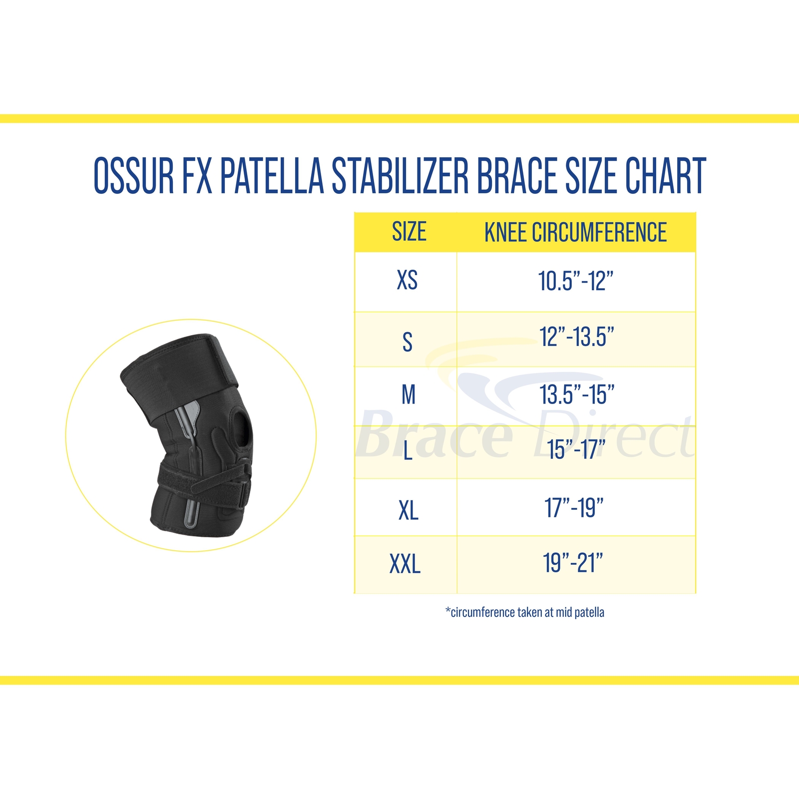 Ossur Fx Patella Stabilizer Brace For Runner’S Knee & Jumper’S Knee –