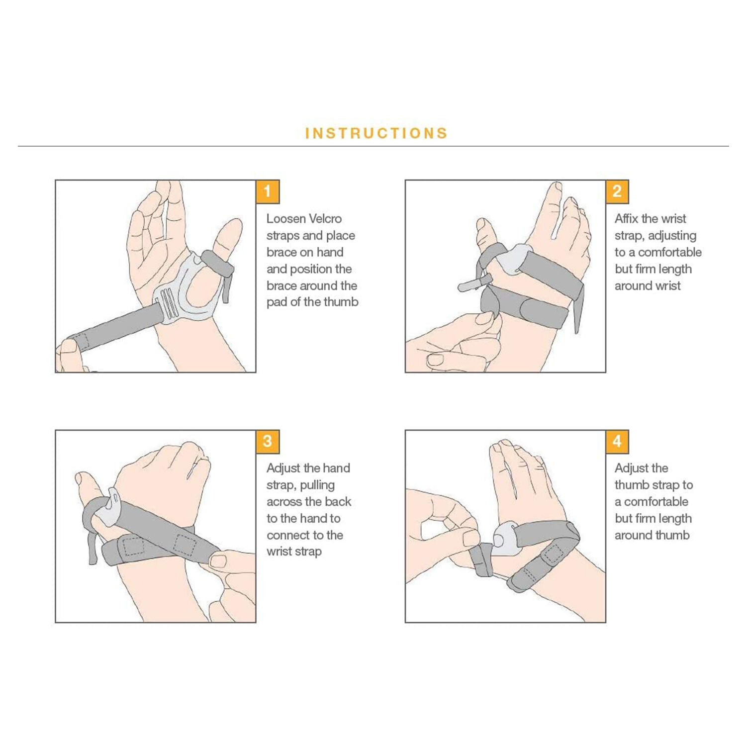 Rigid Thumb Brace Immobilizer by Rapid Thumb