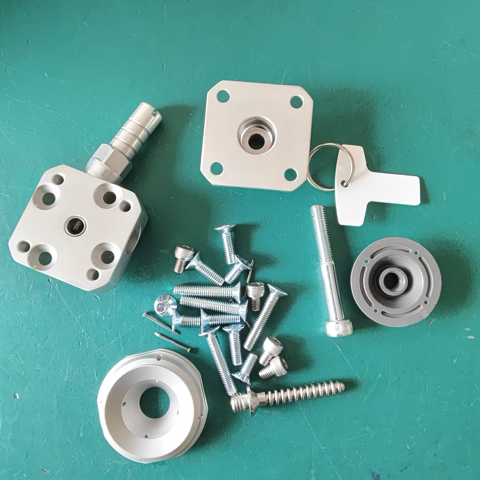 External Prosthetic Silicone Lock Square Aluminum Magnesium Alloy 100kg