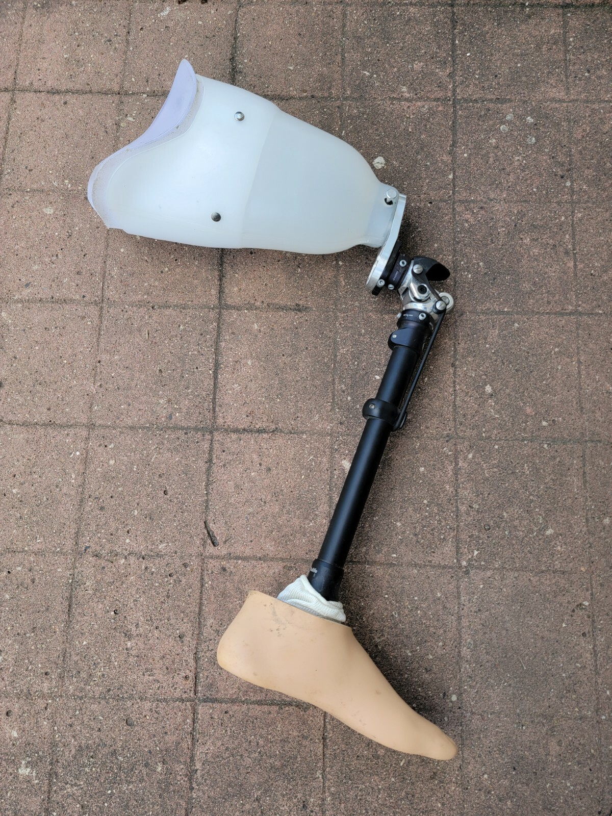 Below The Knee Prosthetic Bend Knee Flex With Bulldog Parts Trulife Left Leg