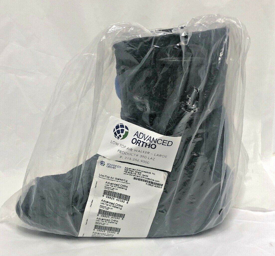 Advanced Ortho Low Top Air Walker Large Black