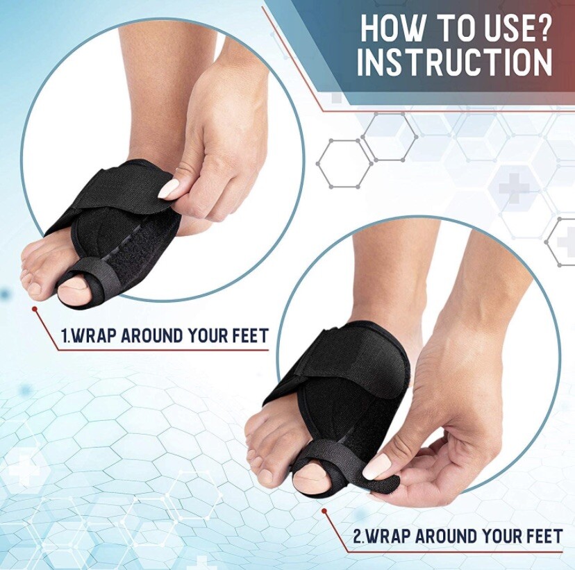Bunion Corrector Relief Hammer Toe Hallux Valgus Flat Foot Toe Splint