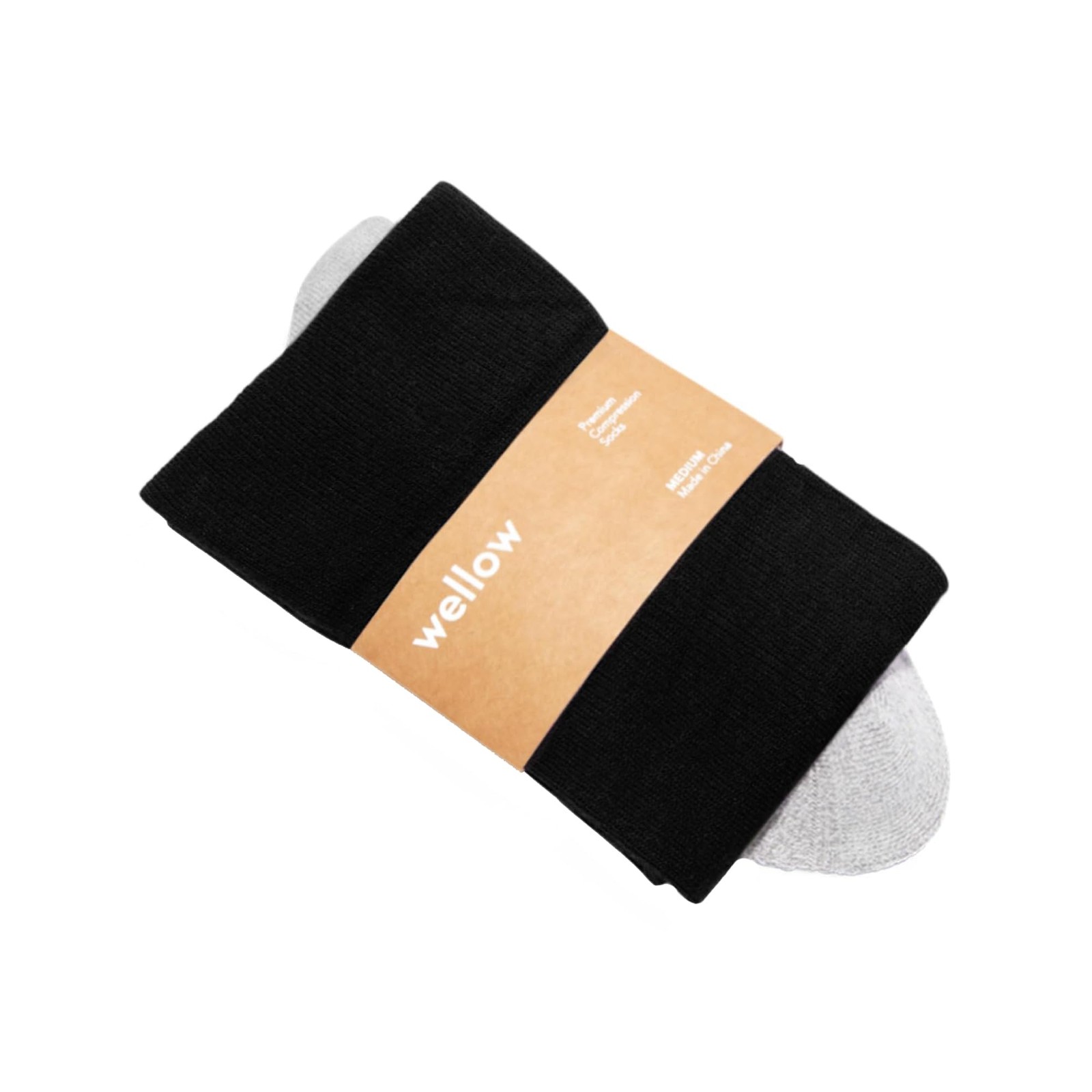Wide Calf Compression Socks Knee High Support Men Women 18-25 mmHg Bamboo
