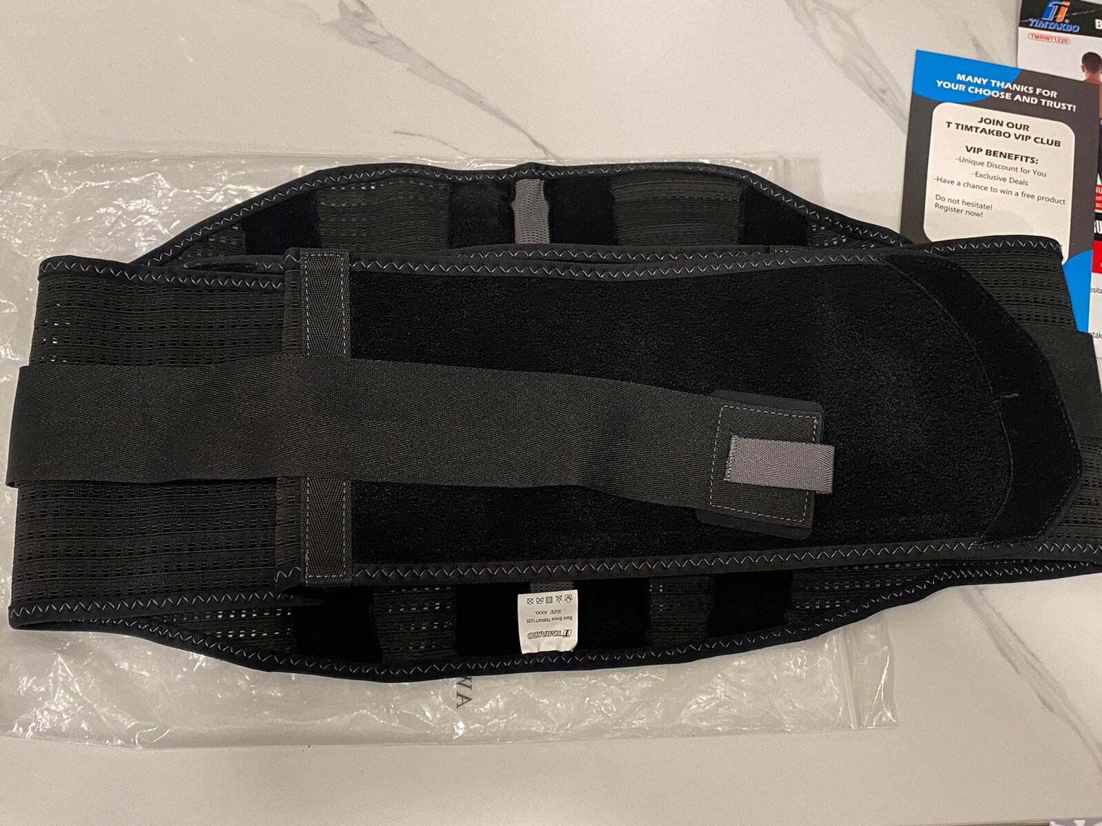 New Timtakbo 3XL Lower Back Brace/ Support Waist Belt Men/Women Pain Relief