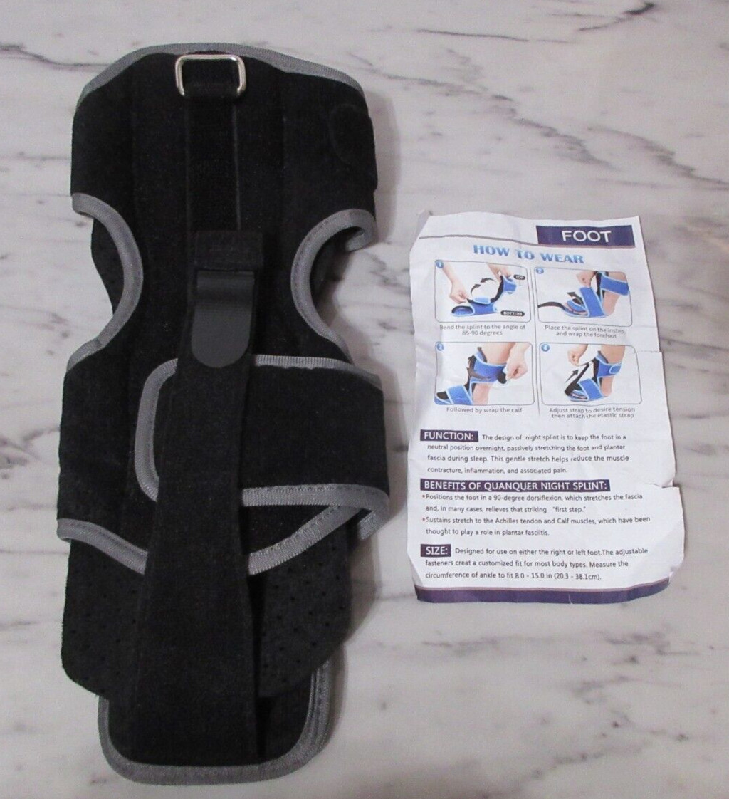 Plantar Fasciitis Dorsal Night Splint Achilles Tendonitis Brace Drop Foot Suppor