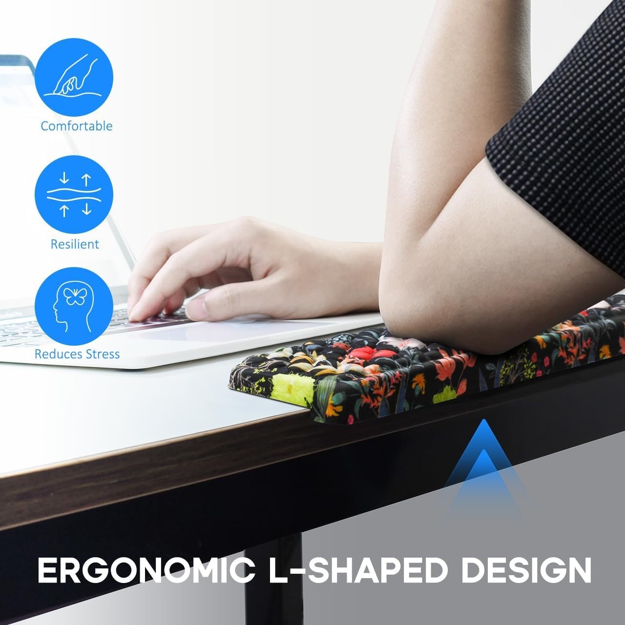 Comfortable Ergonomic Elbow Cushions – Ideal for Office and Gaming Use (2 Pack)