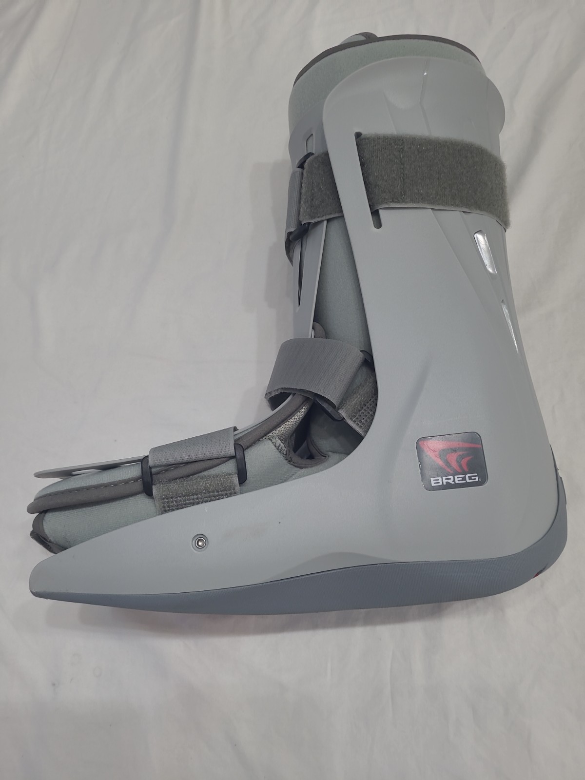 Breg Genesis Mid-Calf Walker Boot Size XL Pneumatic Air Cast Gray