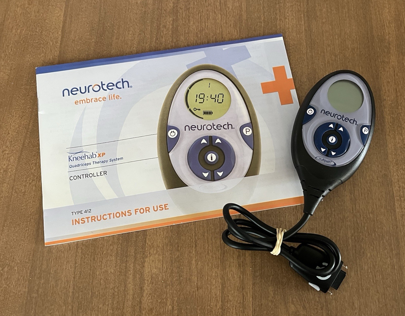 Neurotech Kneehab XP 412 Multipath Power Controller Only (NO CHARGER) + Manual