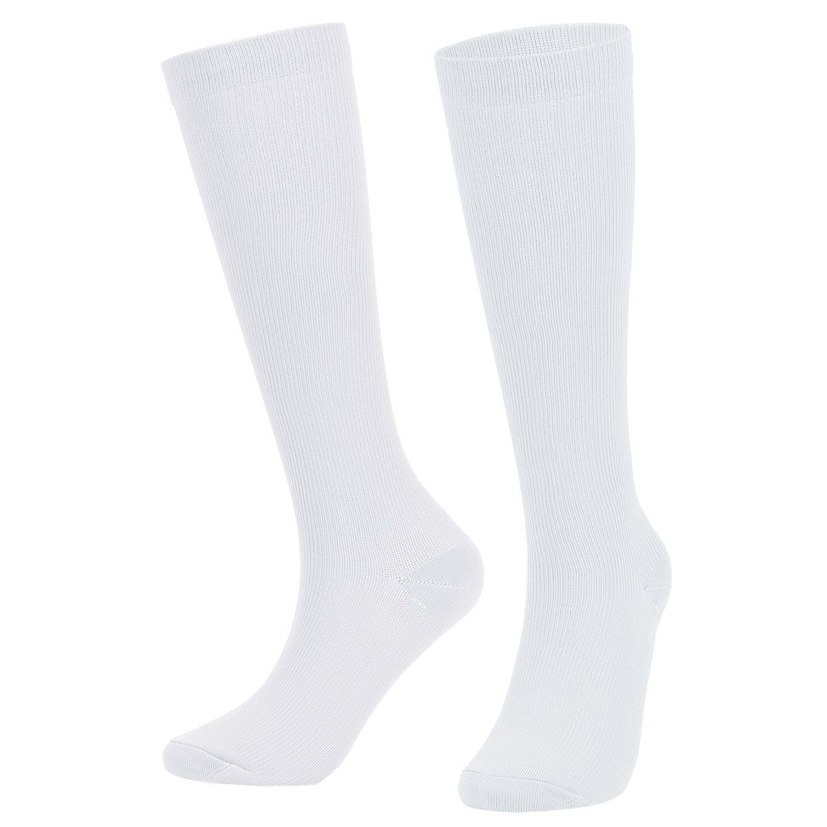 Womens Mens Compression Socks Stockings Knee High Medical Solid S/M L/XL 2XL