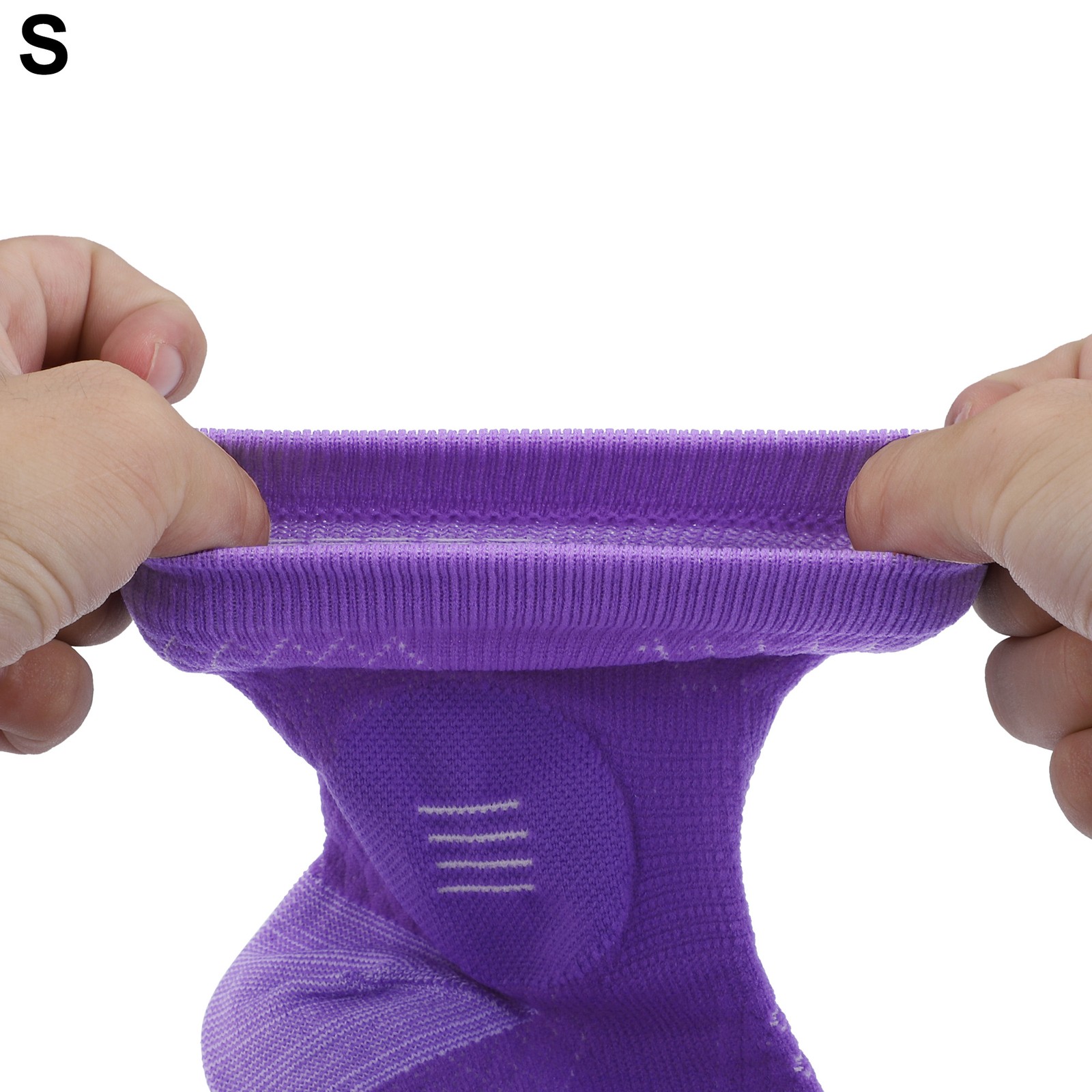 Pair Compression Ankle Sleeve Socks Purple S Size