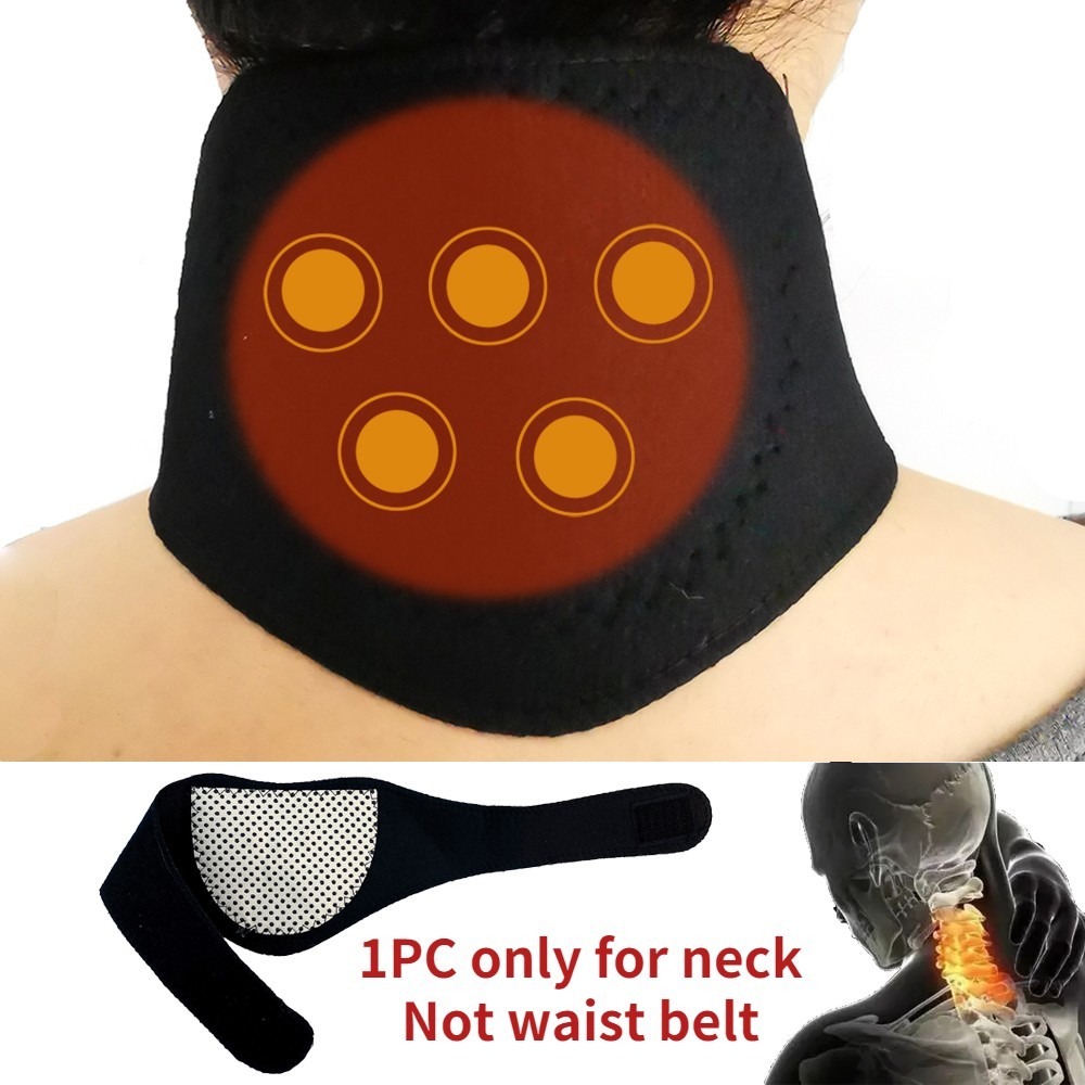 Self Heating Magnetic Back Support Lumbar Lower Waist Brace Belt Pain Relief