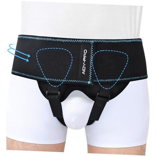 Inguinal Hernia Support for Men and Women Single/Double Hernia Truss, X-Large