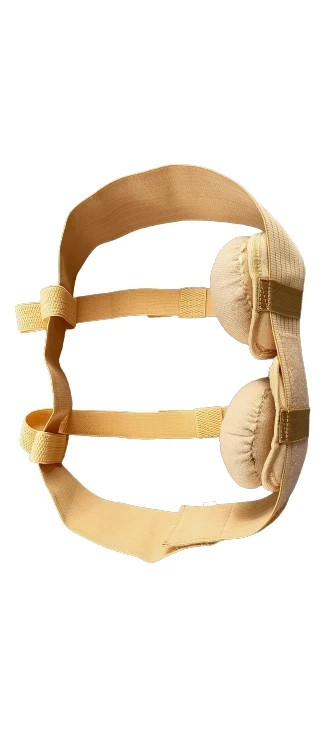 Product Description Name: Umbilical Hernia Support Belt Quality: Beige Featur