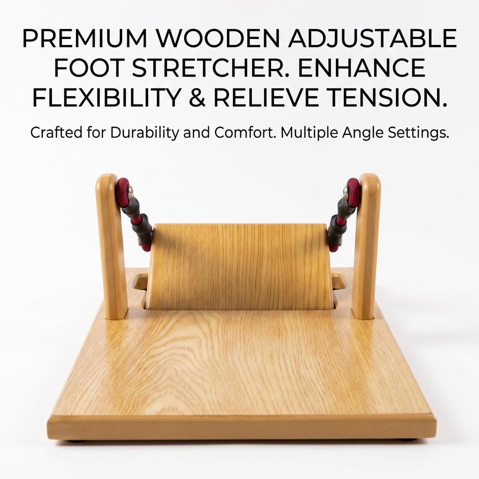 Foot Arch Support Stability Corrector Durable Wood Exercise Trainer for Strength