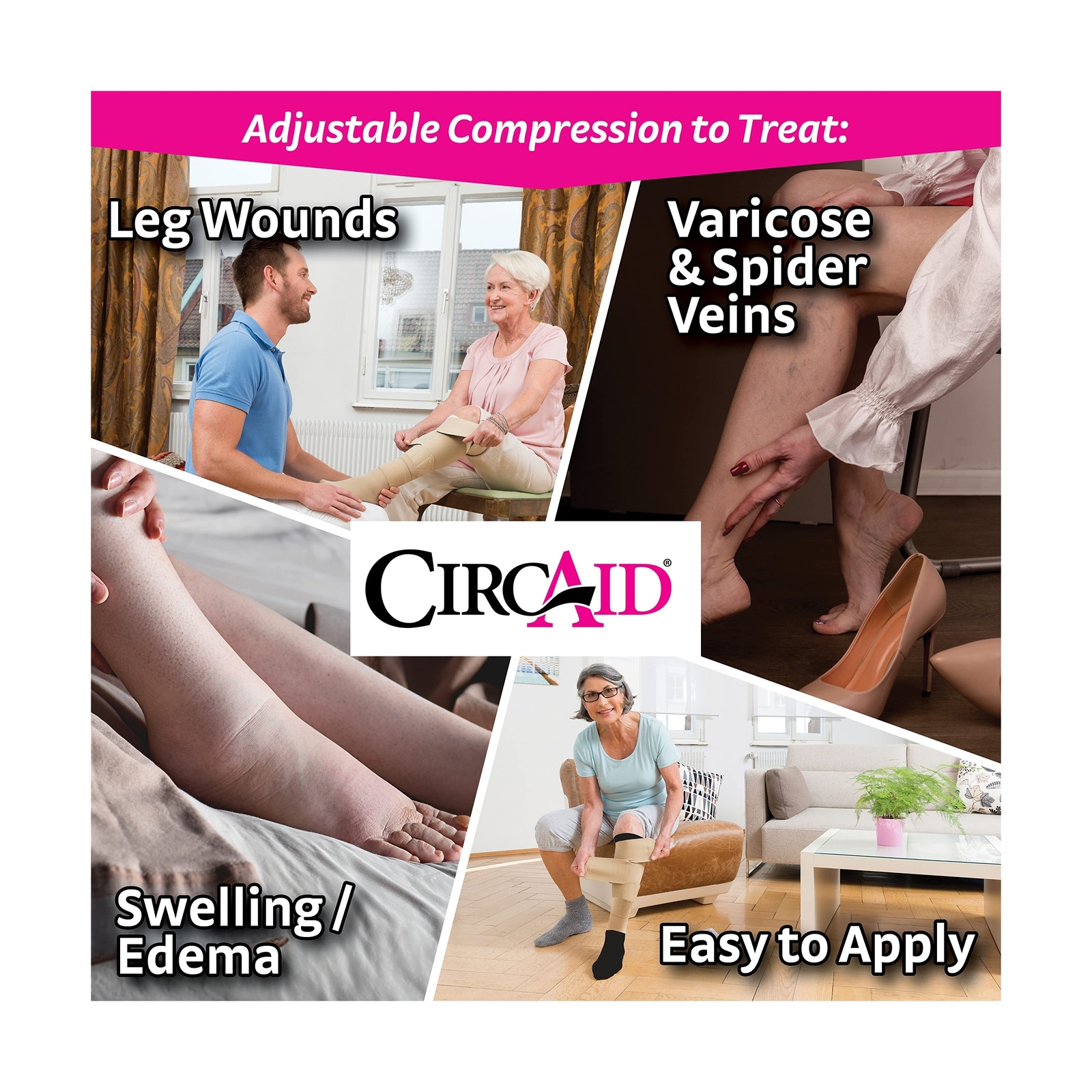 circaid Juxtalite Lower Leg System Designed for Compression and Easy Use Smal…