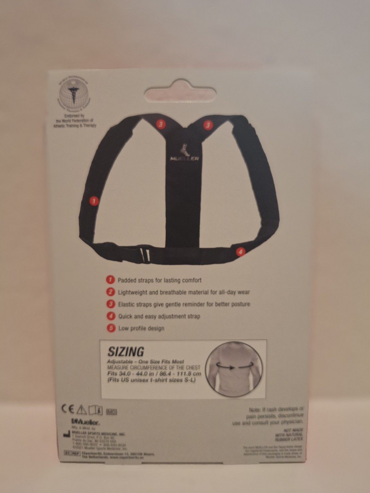 Mueller Adjustable Posture Support One Size
