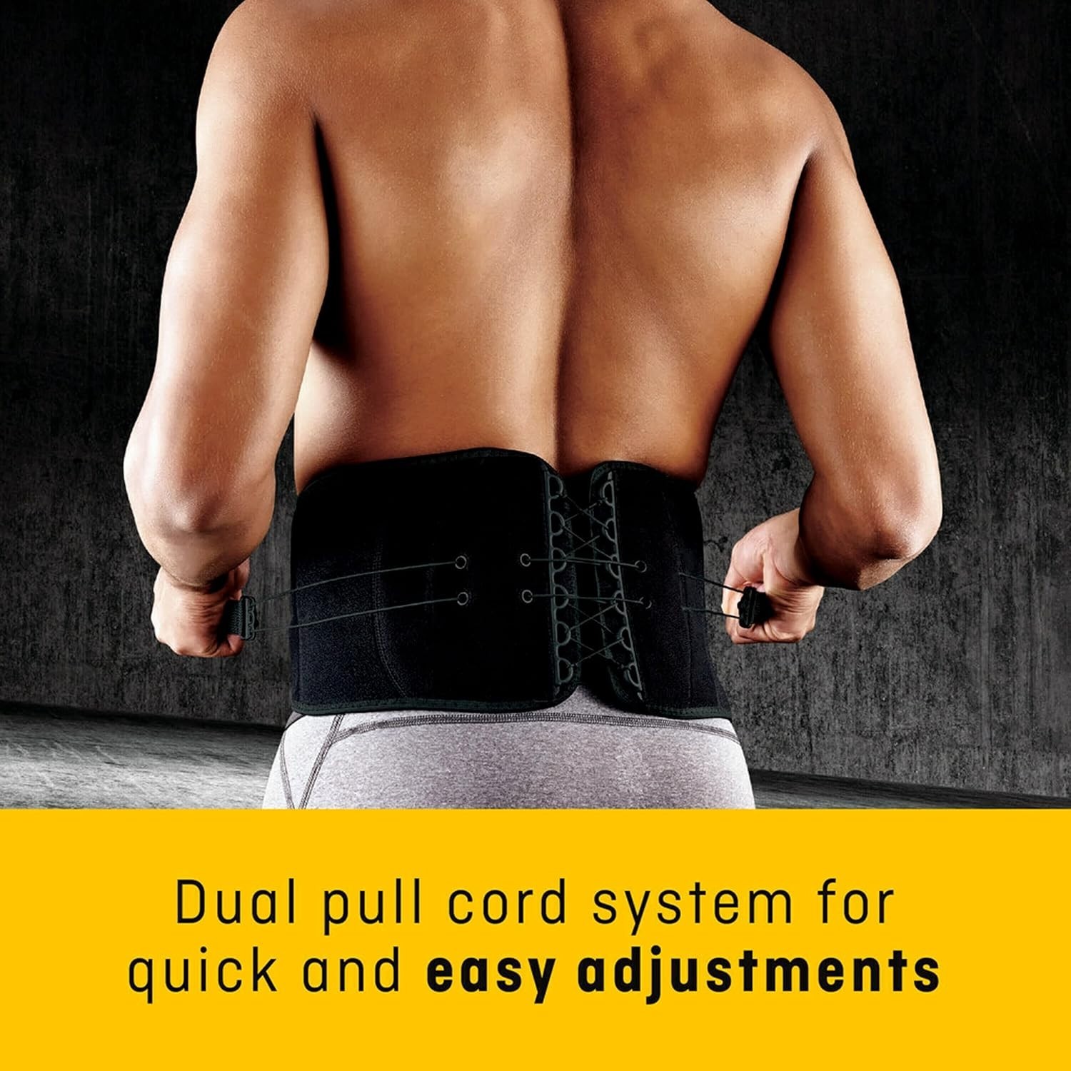 Hassle-Free Adjustable Back Support – Customizable Fit for Your Active Lifestyle