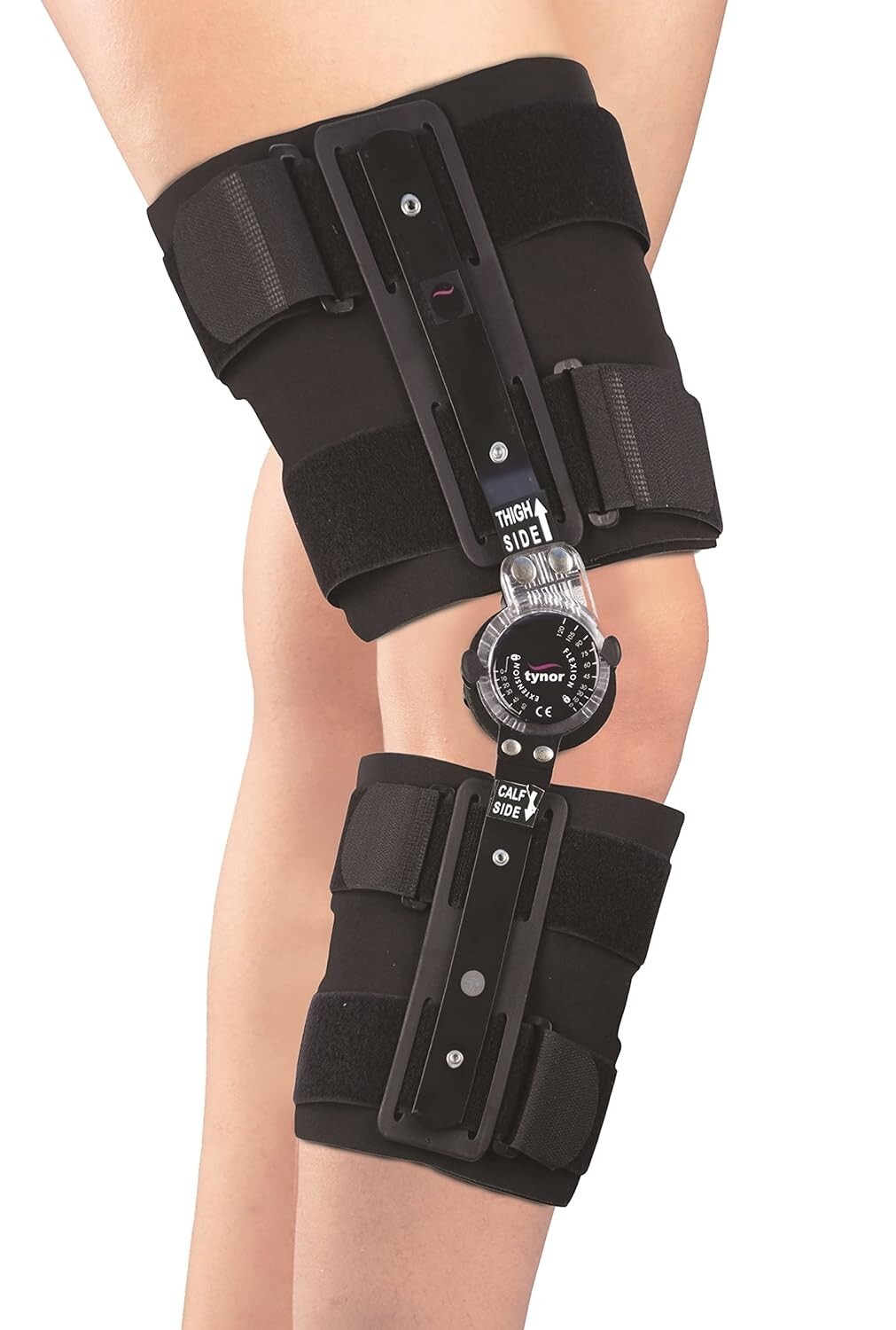 Tynor R.O.M. Knee Brace With Thigh And Calf Support Elastic (Universal) Size |BD