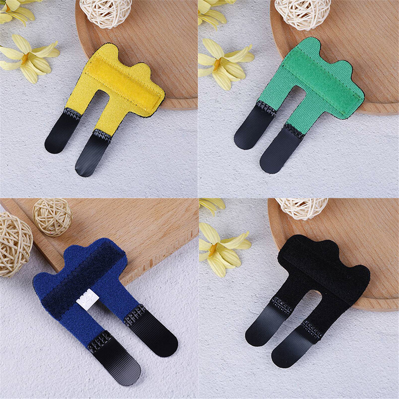 1Pcs Aluminium Finger Splint Brace Adjustable Tape Bandage Corrector Support