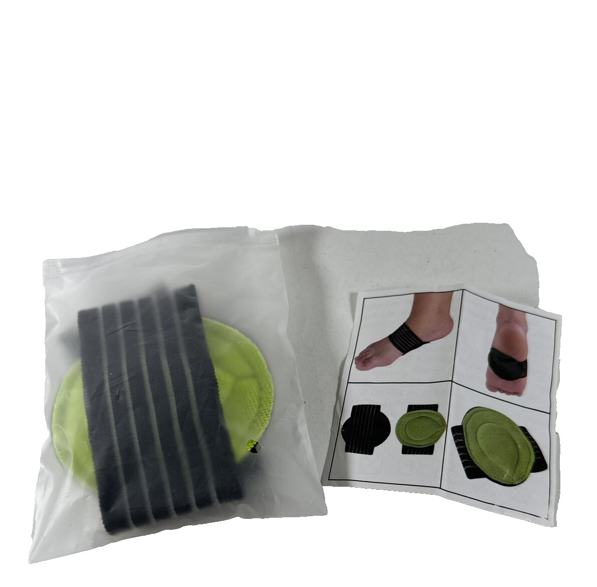 NEW Foot Cushioned Arch Supports Slip On Stretch – One Size Fits Most