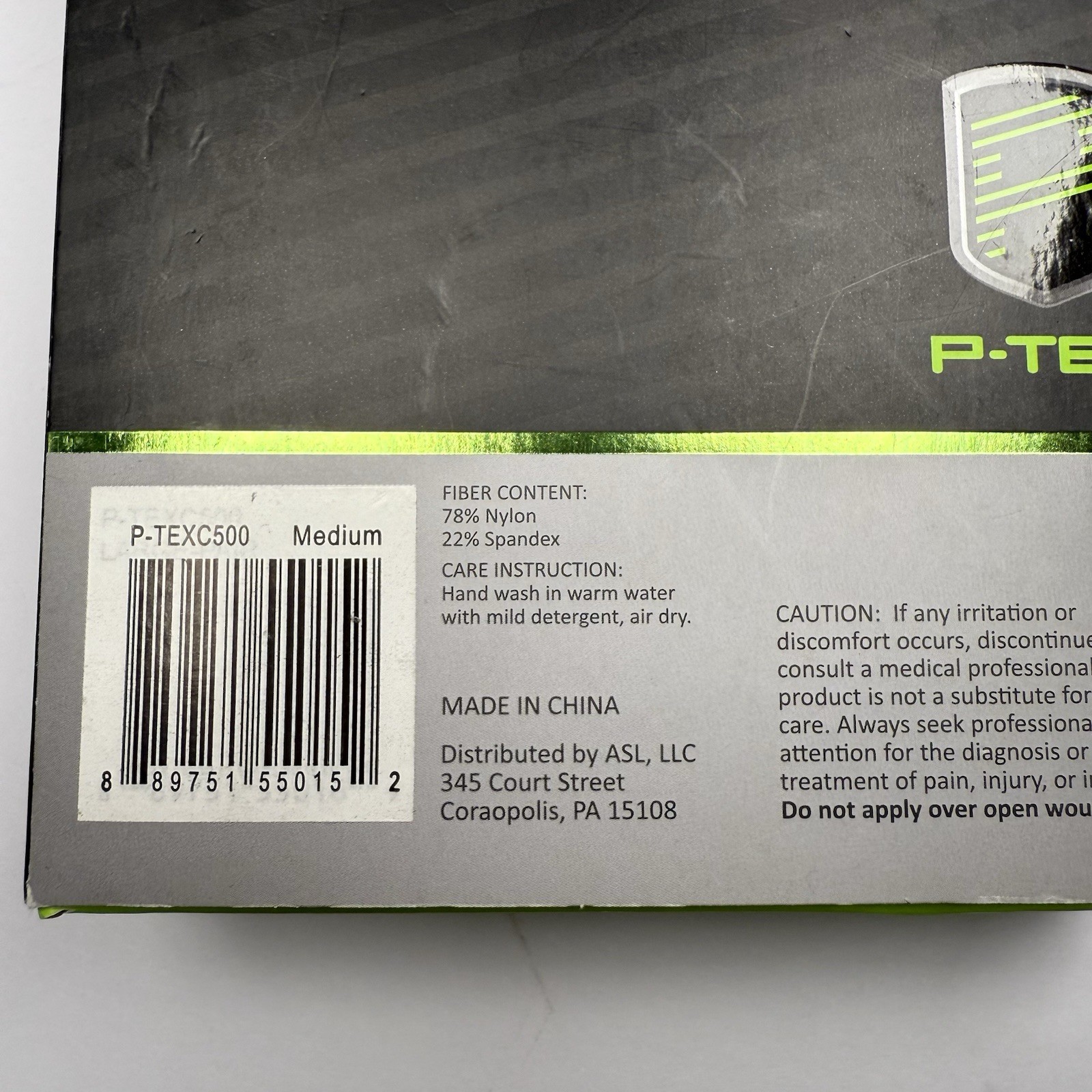 P-Tex Calf Sleeves Pro Knit Compression Black Pair Size S – M – XL New In Box