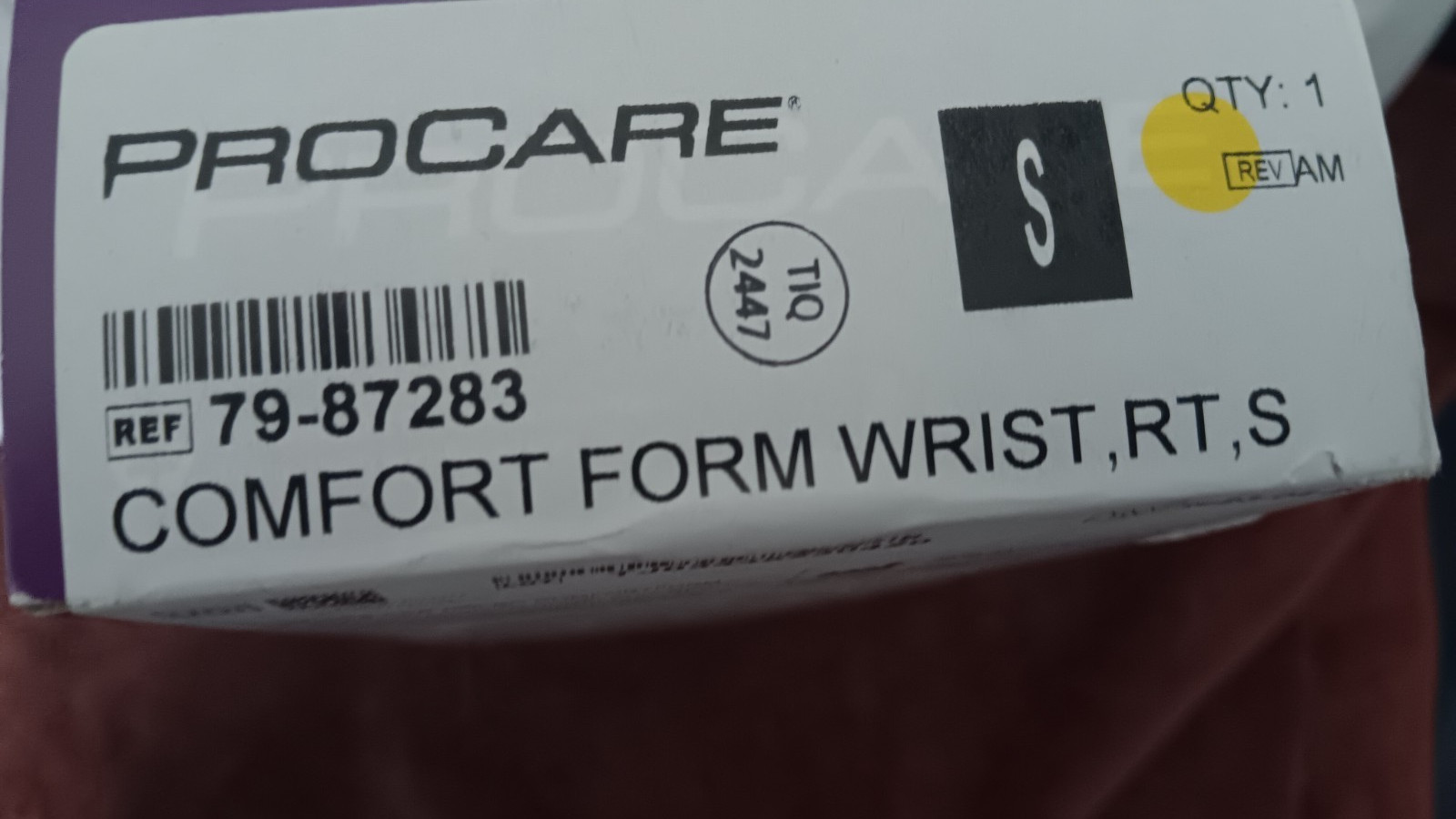 Procare 79.87283 Comfort Form Wrist (RT) Right Small (S)