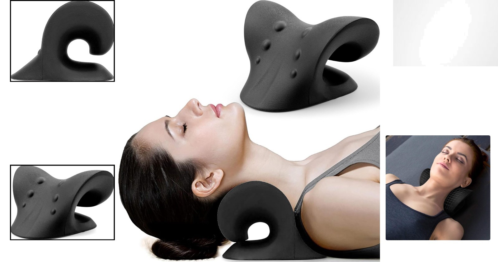Portable Cervical Traction Device – Memory Foam Neck Stretcher for Pain Relief
