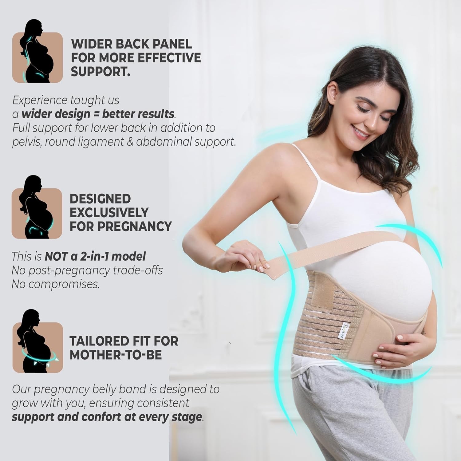 Adjustable Maternity Belt for Back & Pelvis Support