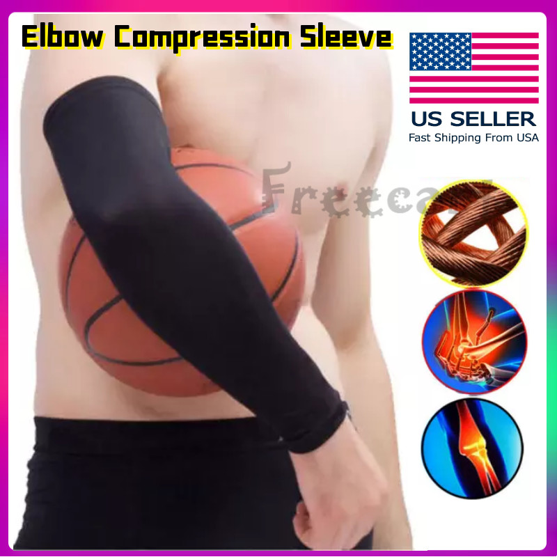 Elbow Brace Compression Support Sleeve Arthritis Tendonitis Reduce Joint Pain US
