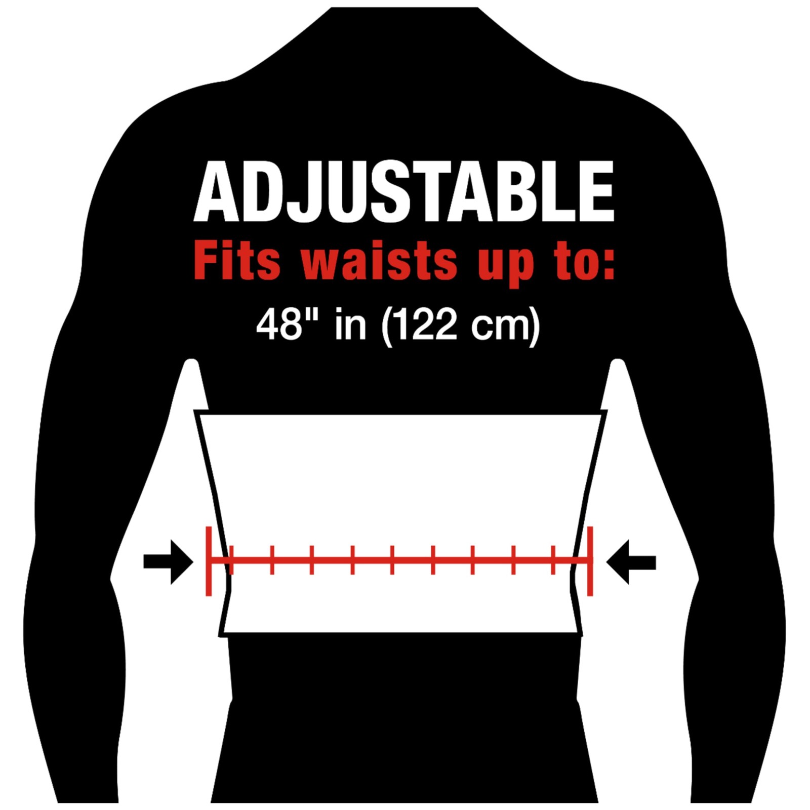 Adjustable Back Brace for Support, Comfort, and Full Range of Motion Black