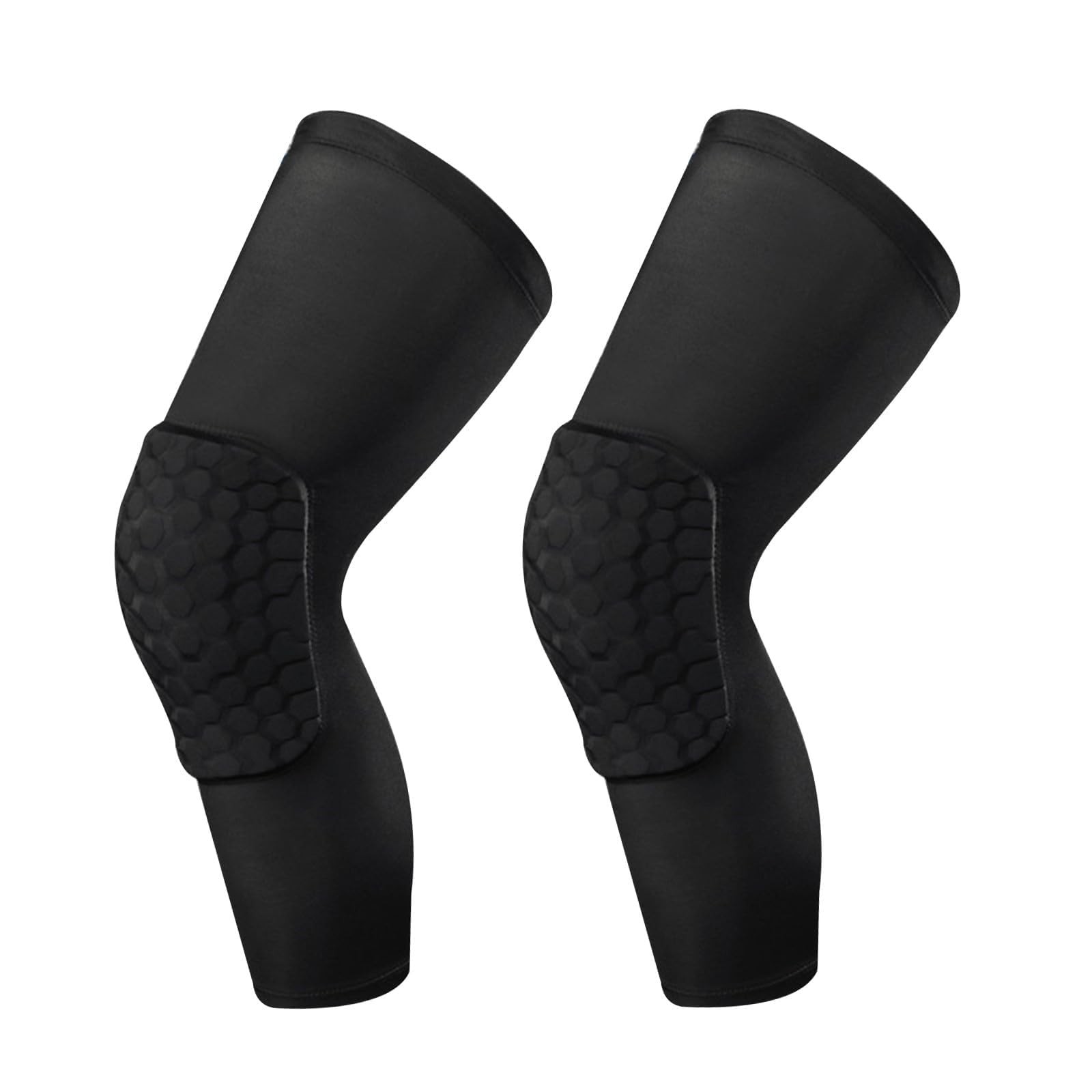 Compression Hex Knee Pads Leg Sleeve Basketball Honeycomb Anti Collision Brace