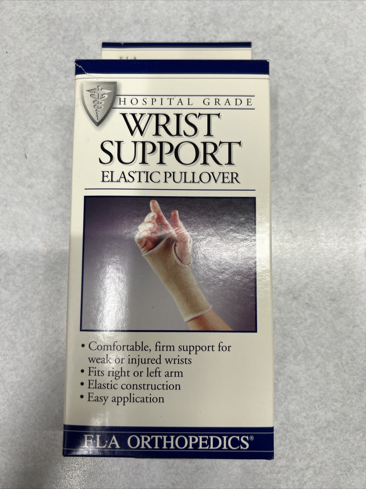 FLA Orthopedics Hospital Grade Wrist Support Elastic Pullover Beige Large