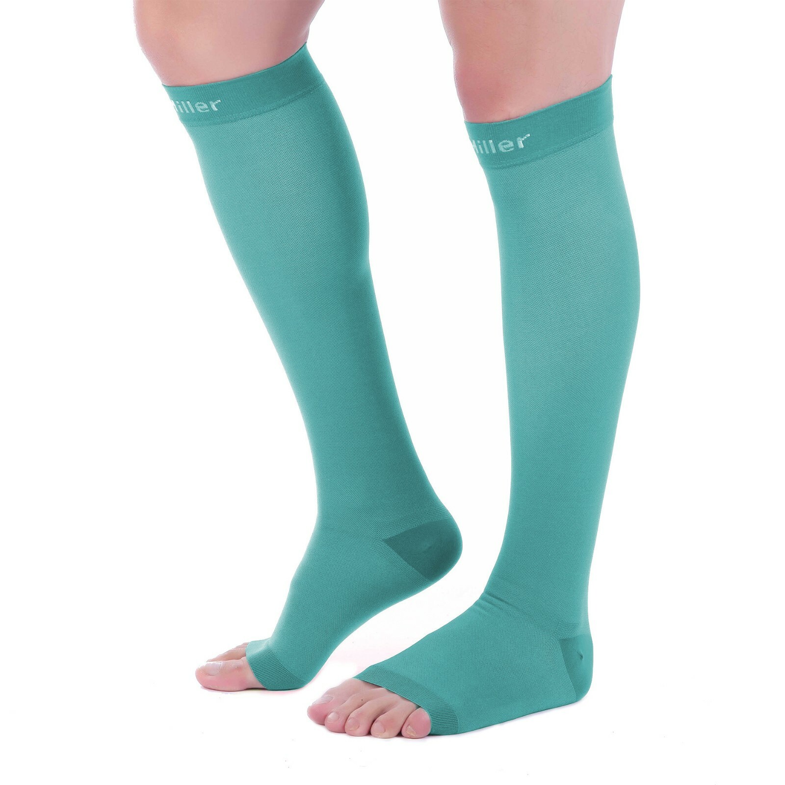 Doc Miller Compression Stocking Open Toe Sock 2030mmHg Sleeves For Varicose Pain