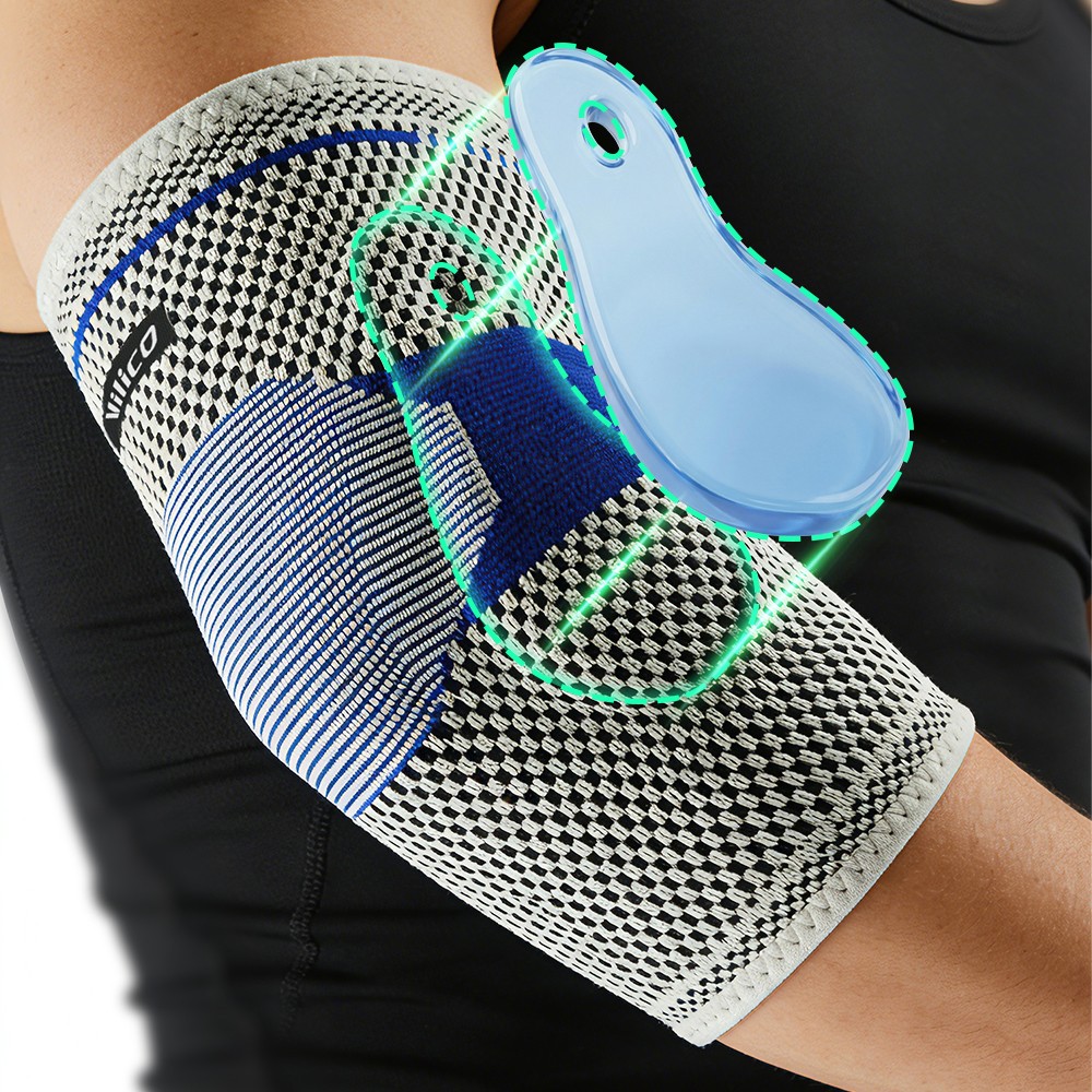 Elbow Compression Sleeve Tennis Elbow Braces for Tendonitis Relief Arm Guards