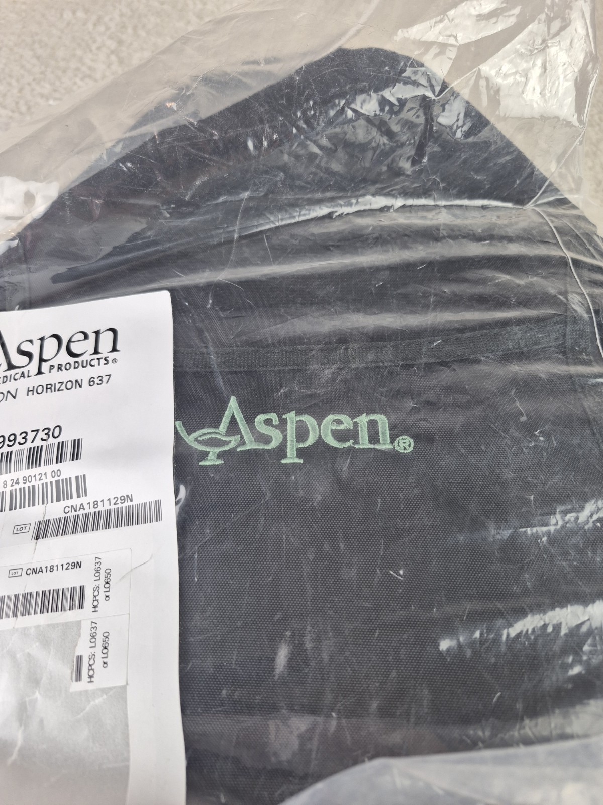 Aspen Medical 993730 Horizon 637 LSO Back Brace One Size Fits All NEW IN PACKAGE