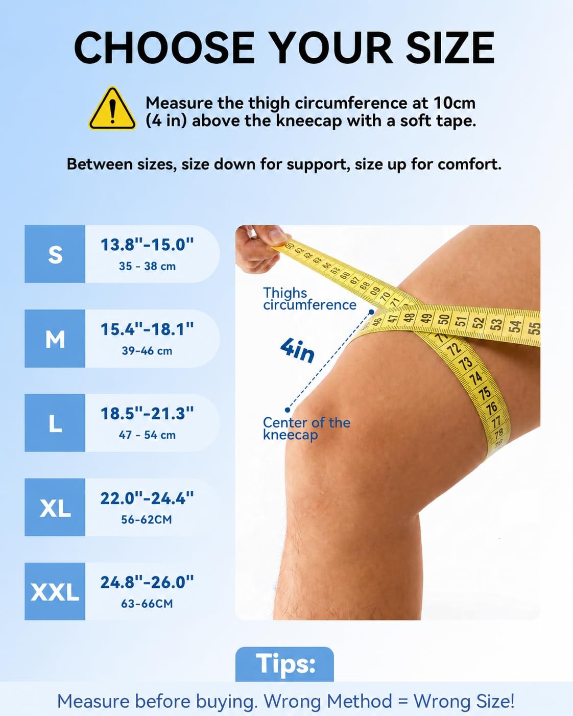 Medical-Grade Knee Brace for Women & Men,[Adjustable V-Straps & Medium, Black