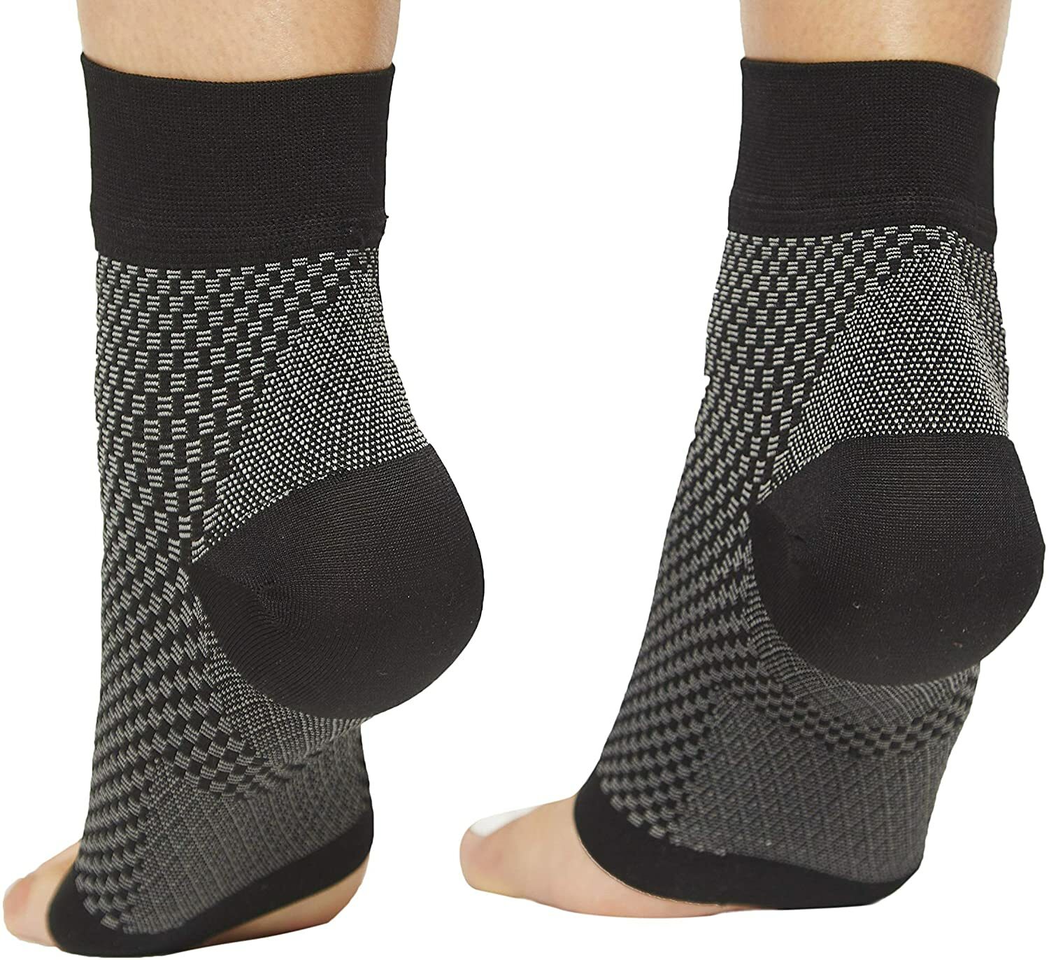 Compression Socks Foot Care Sleeves – Best For Heel , Arch & Ankle Brace Support