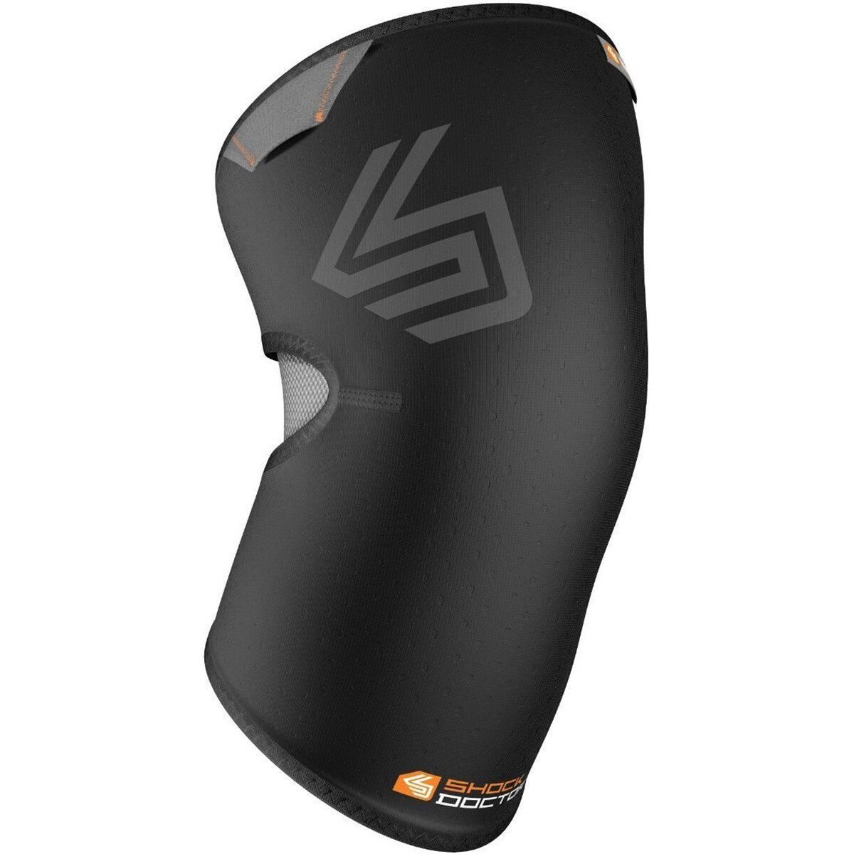 Shock Doctor Knee Compression Sleeve with Closed Patella Coverage – Black