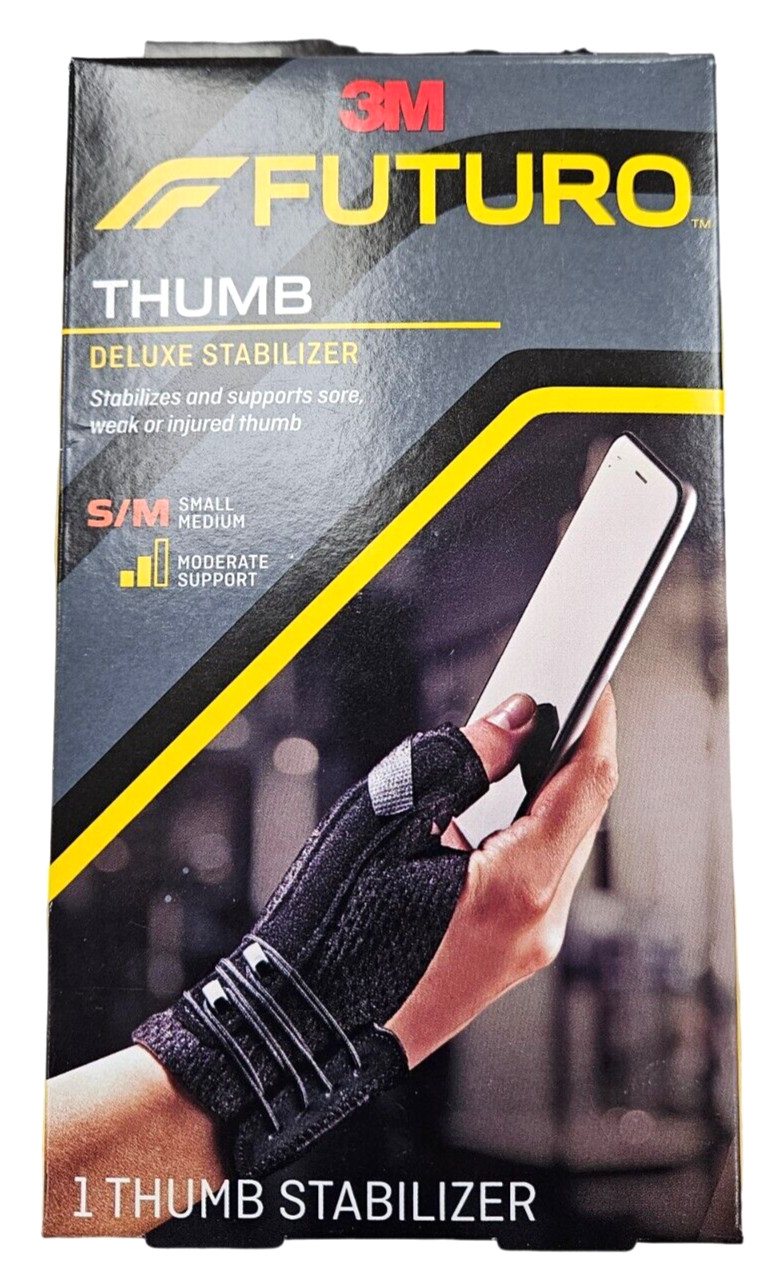 Futuro THUMB Stabilizer Deluxe SMALL / MEDIUM – 1 MODERATE stabilizer black