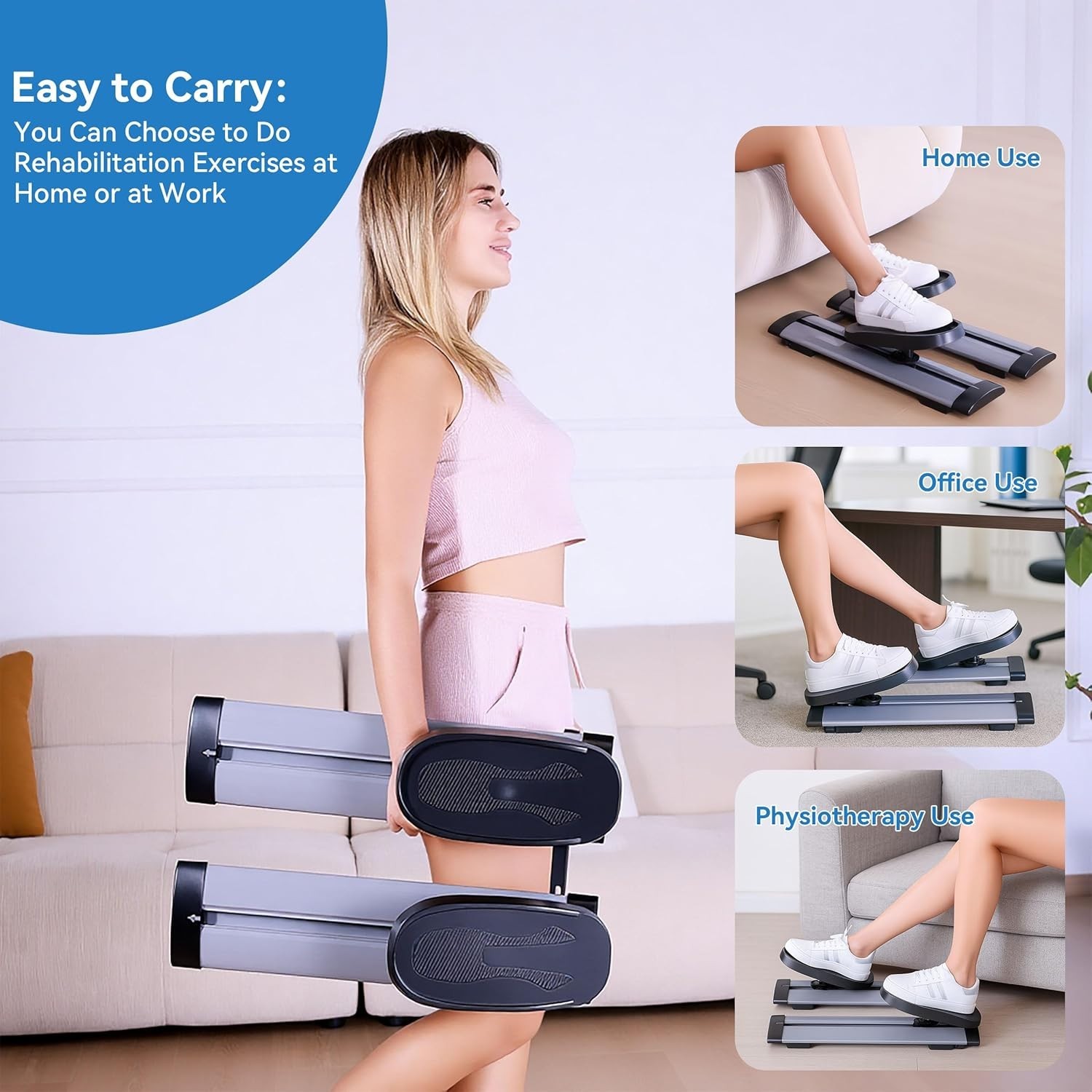 Knee Glide Physical Therapy Leg Exerciser for Knee and Hip Replacement Recovery