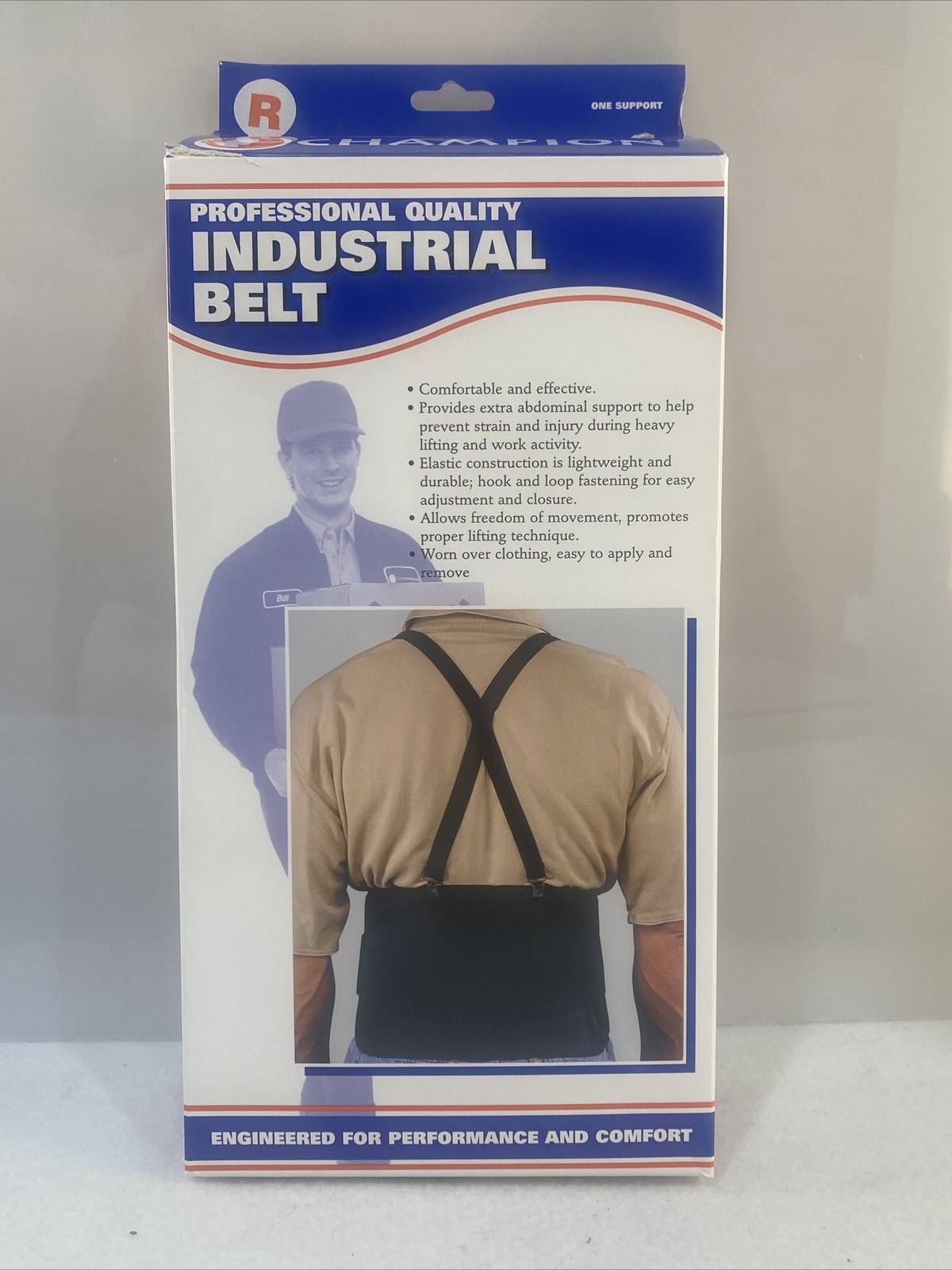 CHAMPION PROFESSIONAL QUALITY INDUSTRIAL BELT C-0205-S-R BLACK REGULAR