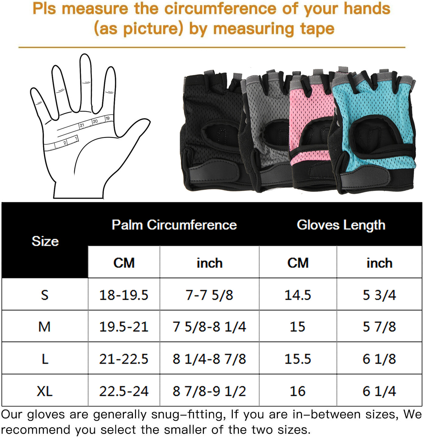 Gym Fitness Gloves Men Women Weight Lifting Bodybuilding Training Workout Gloves
