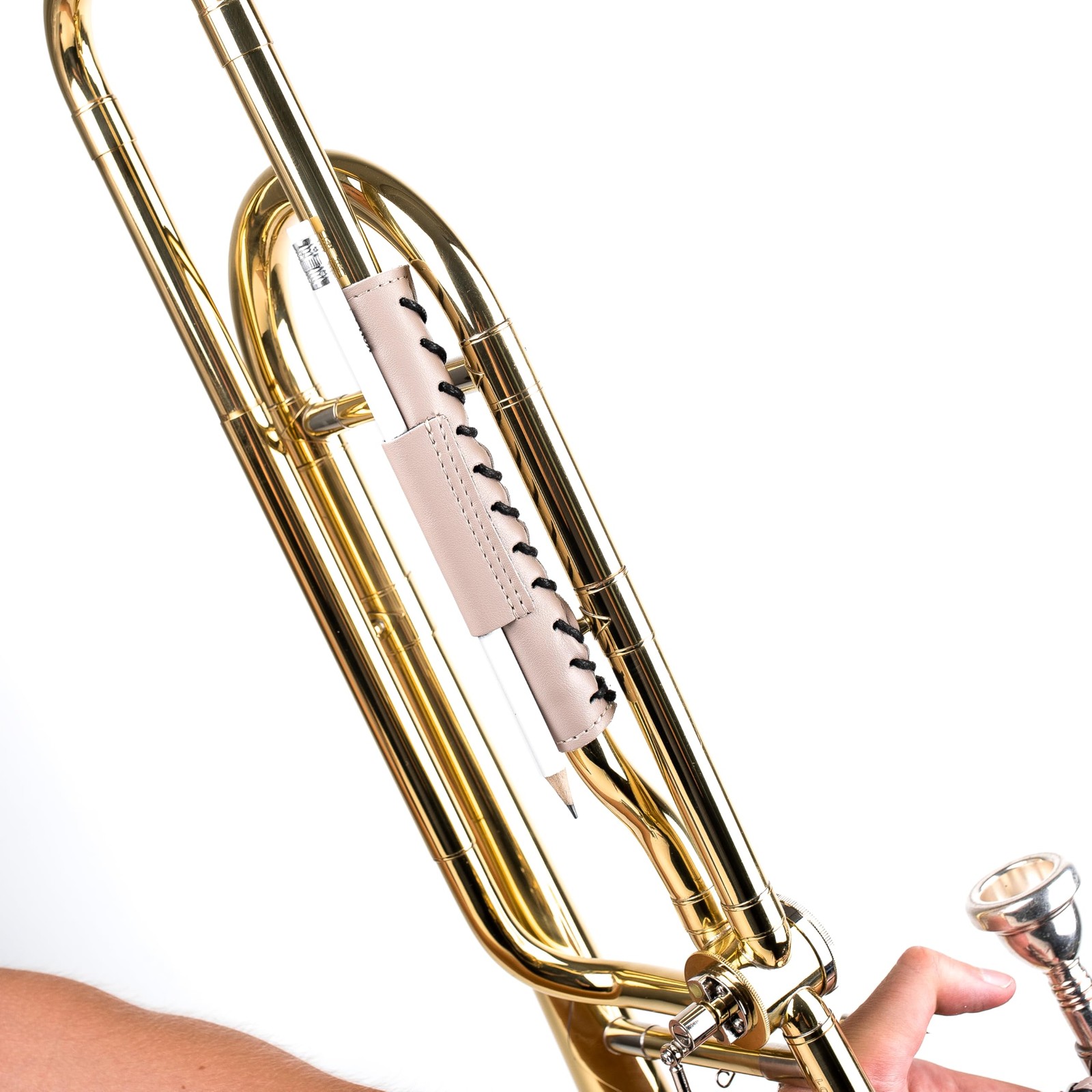Trombone Neck Protector – Durable Vegan Leather Sweat Guard with Secure Fit –…