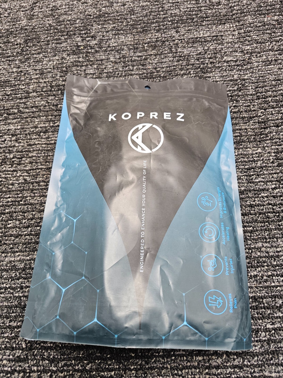 Koprez Unisex Medical Grade Compression Knee Sleeve Blue 4XL